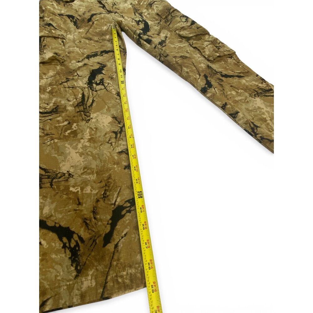 Forever 21 Men Brown Cotton Regular Fit Printed Cargo Joggers Size 33 - Picture 7 of 11